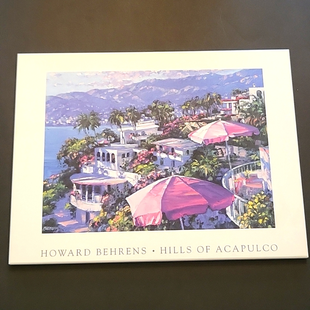 Lovely Picture "Hills of Acapulco" by Howard Behrens